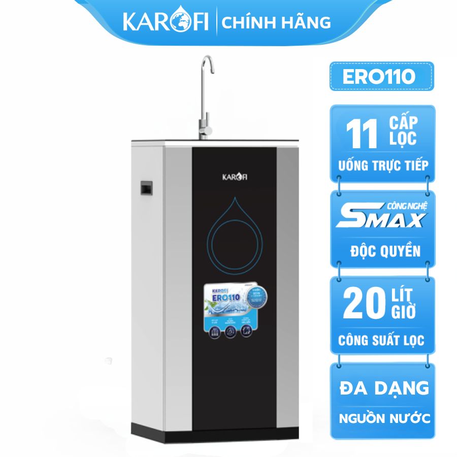 May loc nuoc karofi ero 110 vua loi loc