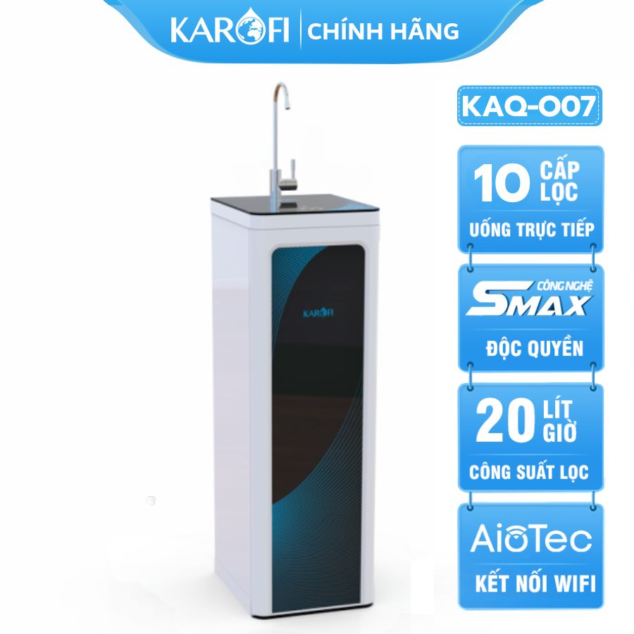 Máy lọc nước karofi Kaq-O07 sản phẩm nhỏ gọn bắc buộc