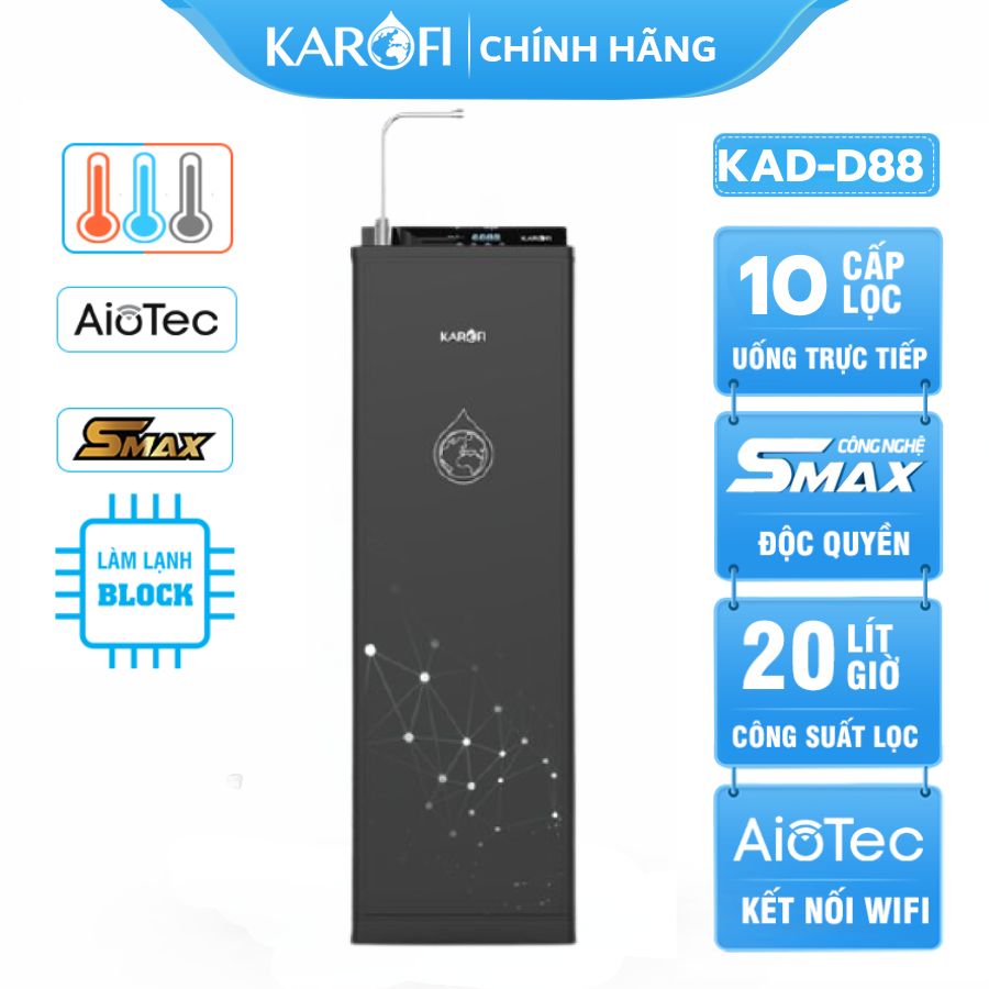 May loc nuoc karofi nong lanh nguoi kad d88