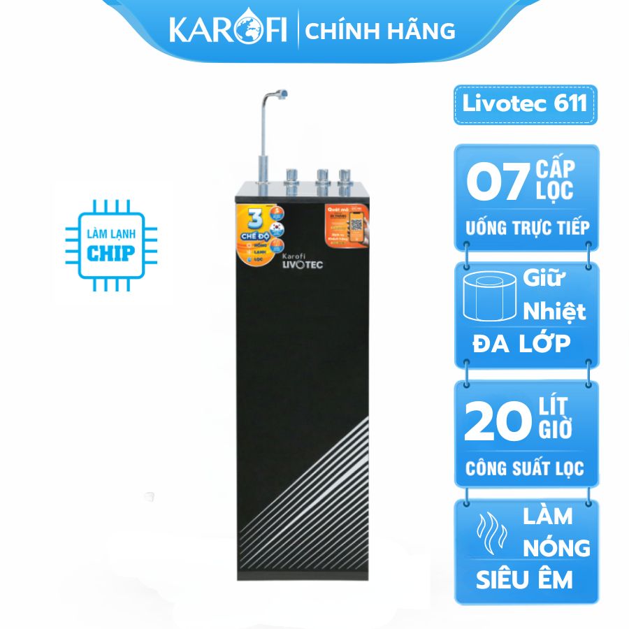 May loc nuoc karofi Livotec nguoi lanh nguoi 611