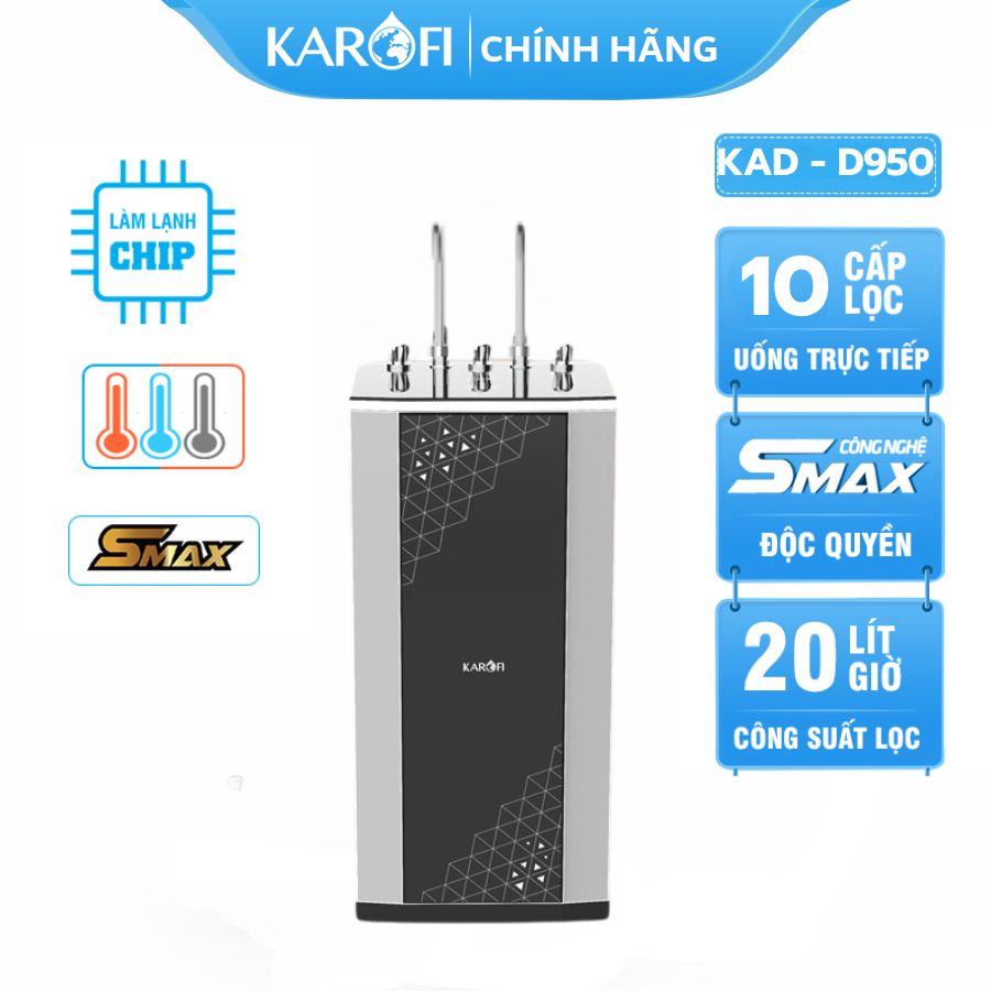 May loc nuoc karofi nong lanh nguoi kad d950