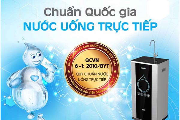 Quy chuẩn nước uống trực tiếp là tiêu chuẩn đánh giá khắt khe nhất