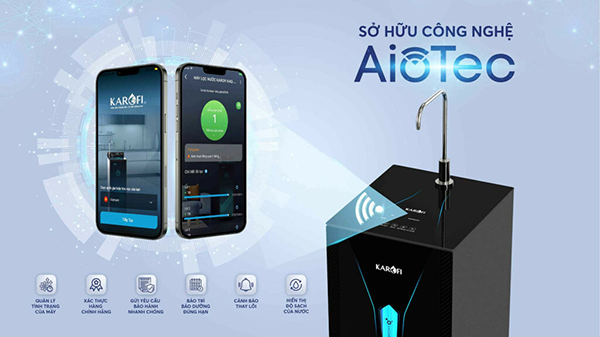 Công nghệ AioTec mang lại sự tiện lợi cho người sử dụng