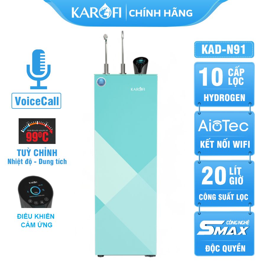 may loc nuoc nong lanh nguoi karofi kad n91