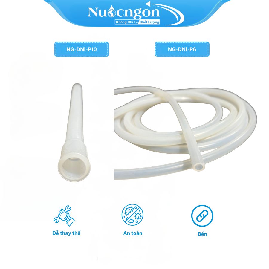 Dây máy lọc nước nóng lạnh Phi 10 và Phi 6