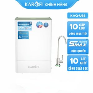 Máy lọc nước KAQ-U65: Nhân đôi hiệu suất - An tâm sống khỏe