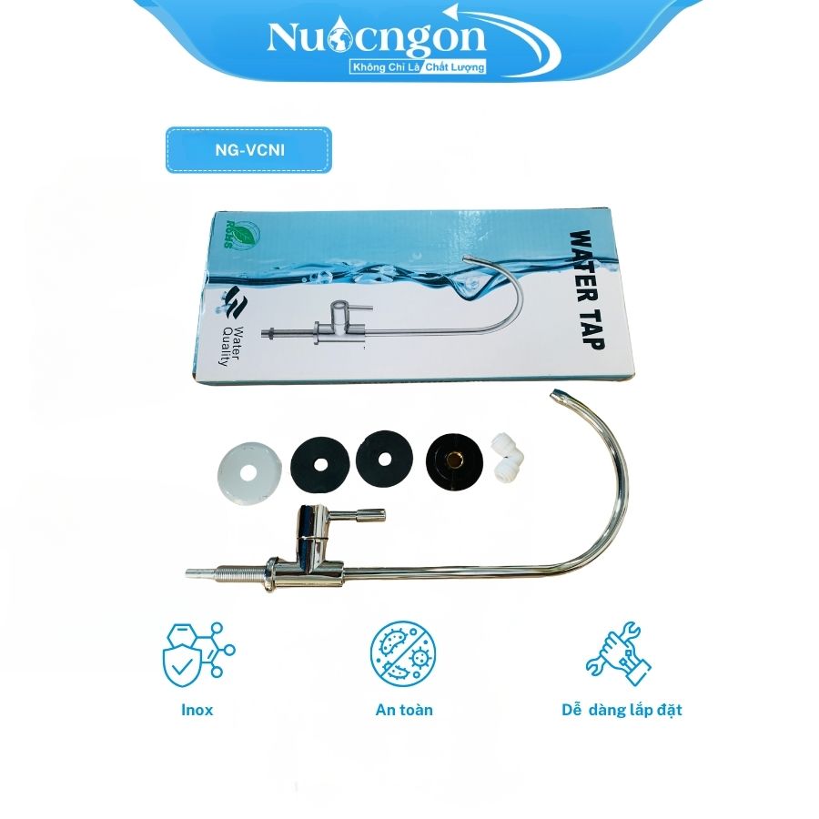 Vòi cổ ngỗng inox (2) - linh kiện lọc nước