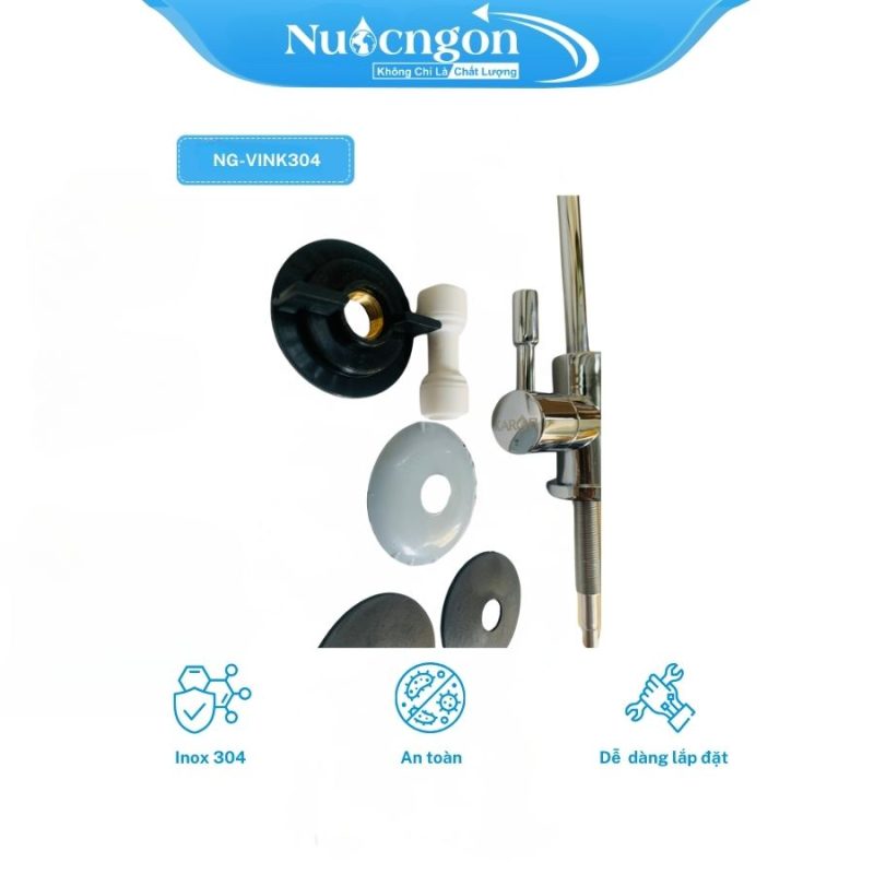 Vòi cổ ngỗng inox karofi-1 - linh kiện máy lọc nước