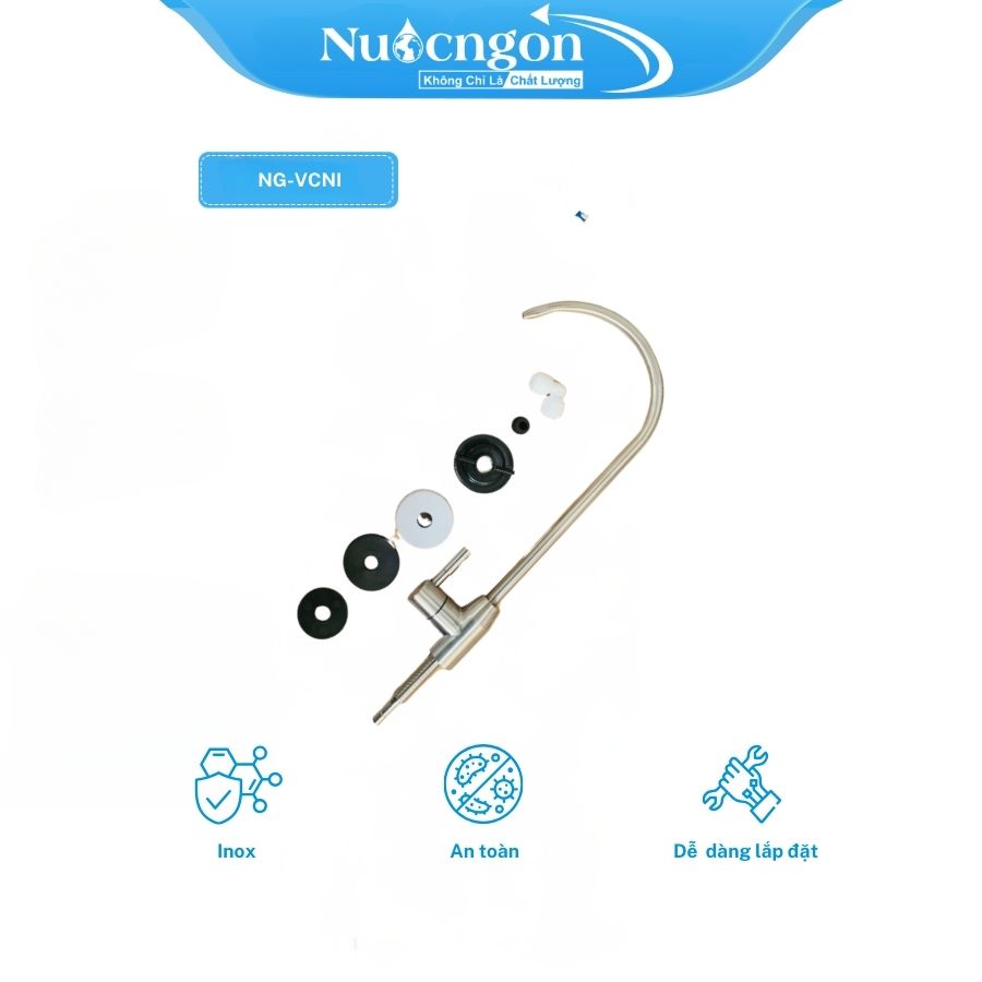 Vòi cổ ngỗng inox - linh kiện lọc nước