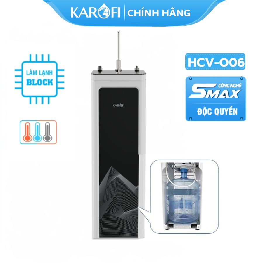 Máy nóng lạnh hút bình Karofi HCV-O06 tiện dung cho văn phòng , trường học