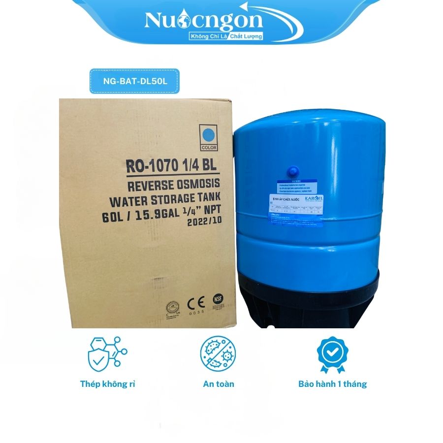 Bình áp 11G Đài Loan 50 lít - linh kiện điện