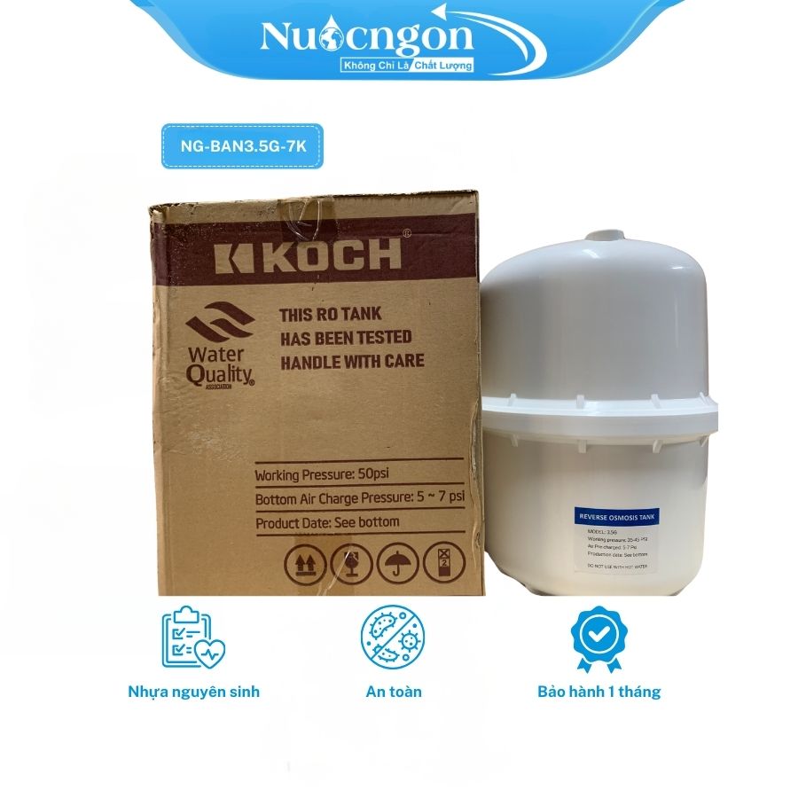 Bình áp nhựa 3.5 G 7 lít Karofi