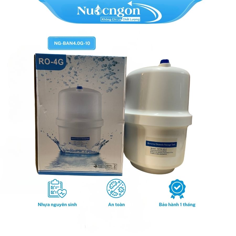 Bình áp nhựa 4.0 G 10 lít nhập khẩu