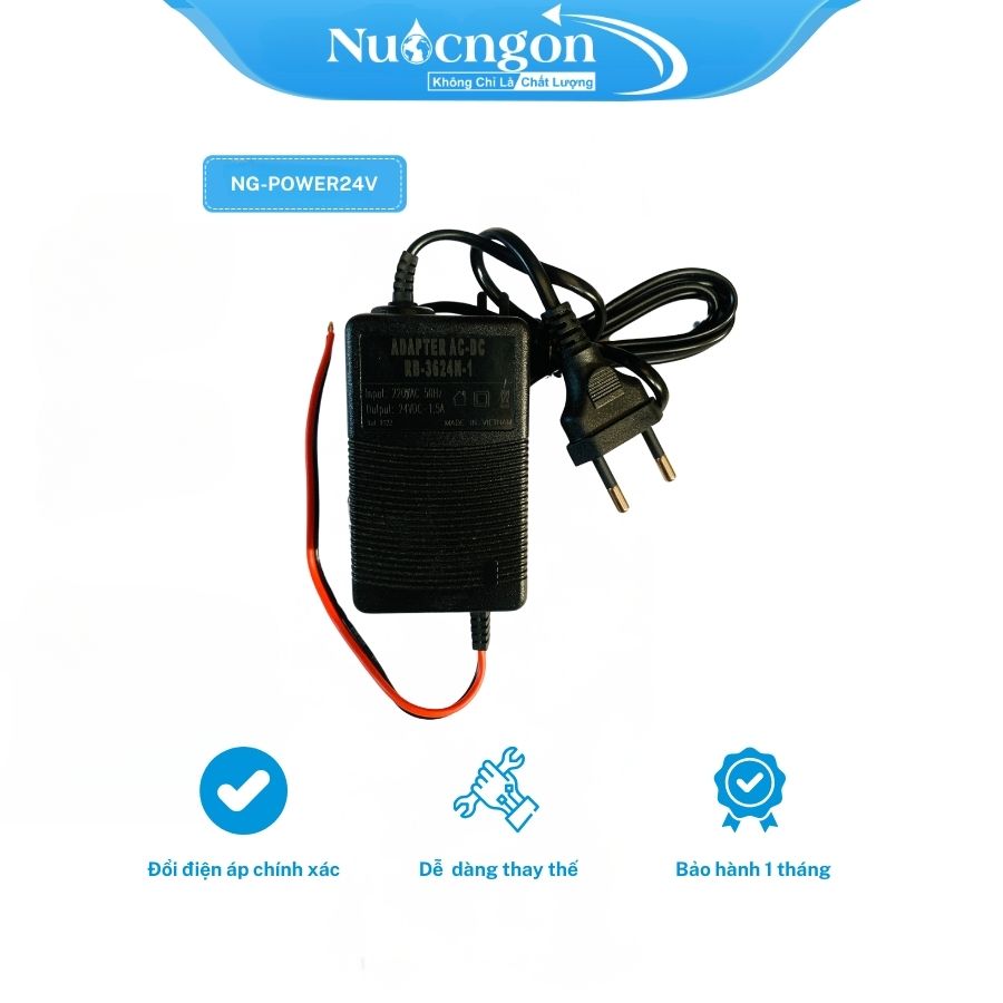Nguồn Điện Tử 24V 1.5A - Linh Kiện Cung Cấp Nguồn Điện -Linh kiện máy lọc nước