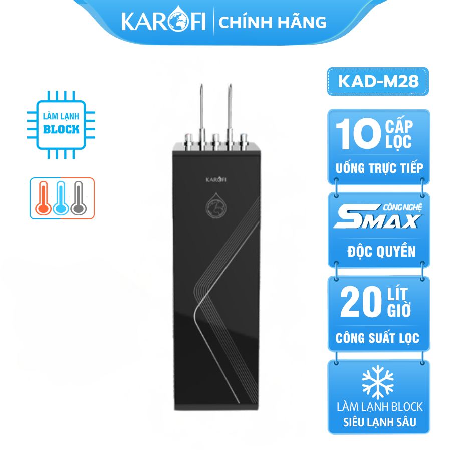 Máy lọc nước nóng lạnh Karofi KAD- M28
