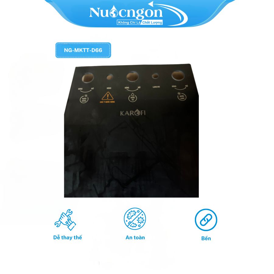 Linh kiện thay thế máy lọc nước , mặt kính thay thế máy lọc nước nóng lạnh karofi KAD-D66-3