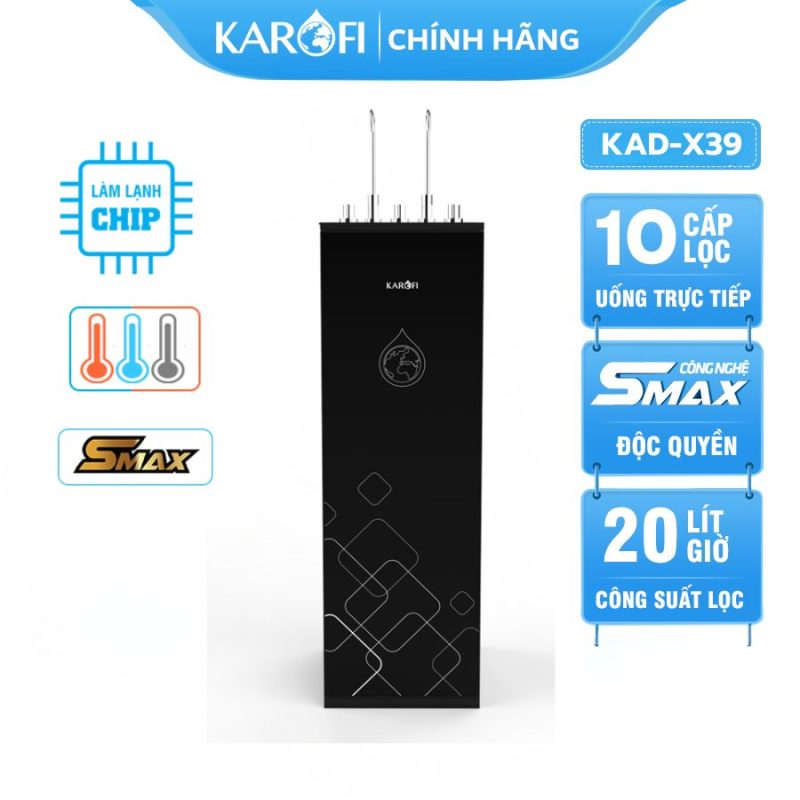 Máy lọc nước nóng lạnh Karofi KAD-X39