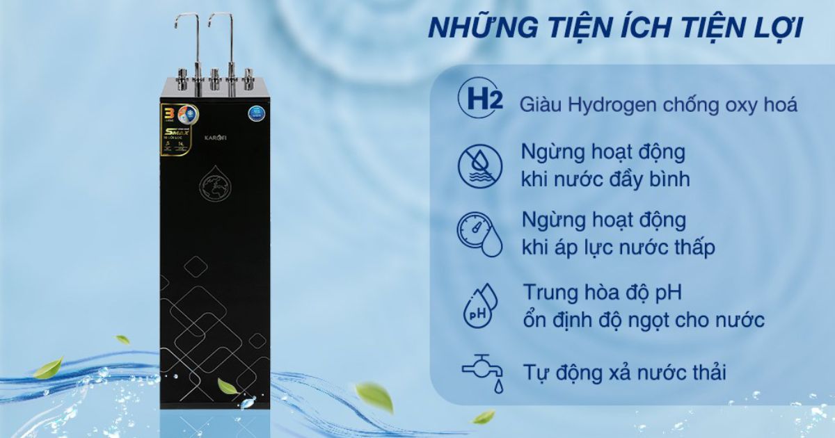 Những tiện lợi của máy lọc nước nóng lạnh KAD-X39