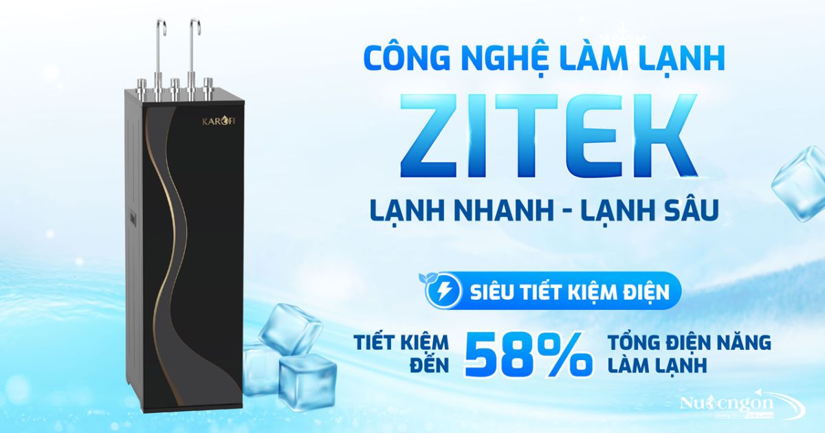 Công nghệ làm lạnh Zitek làm lạnh nhanh gấp 2 lần 