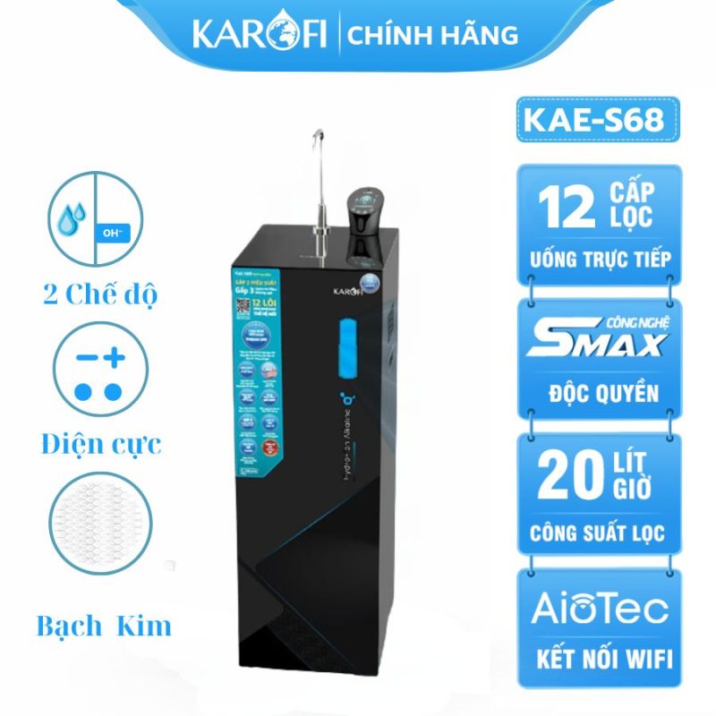 Máy lọc nước Hydro-ion Kiềm KAE-S68