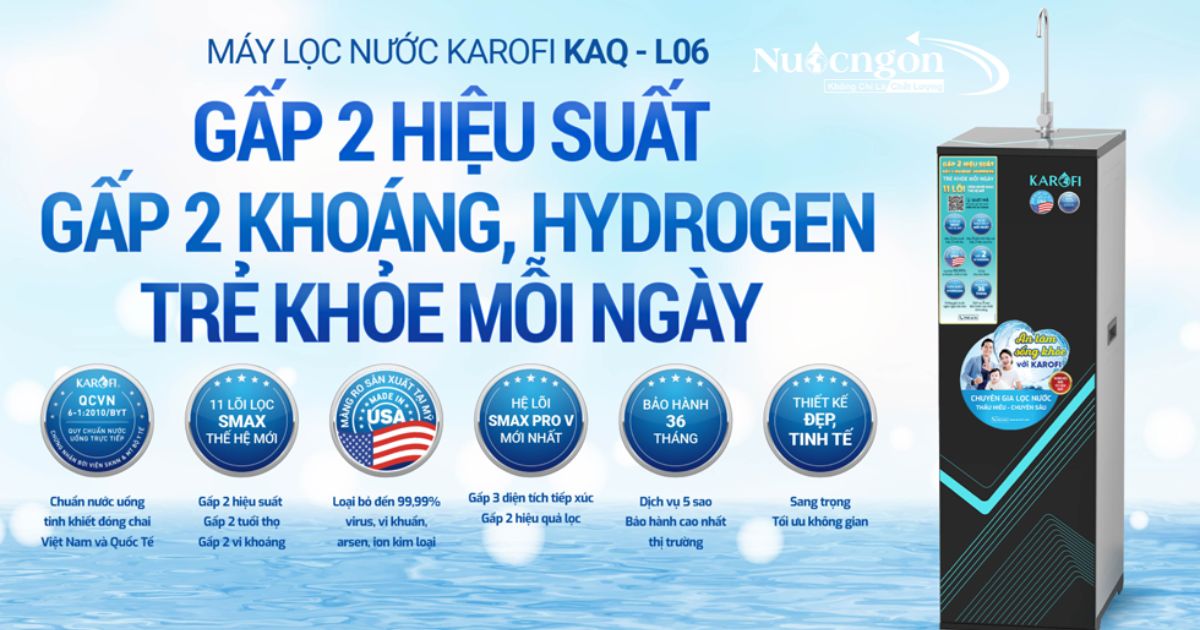 máy lọc nước gia đình tốt nhất cho trẻ nhỏ