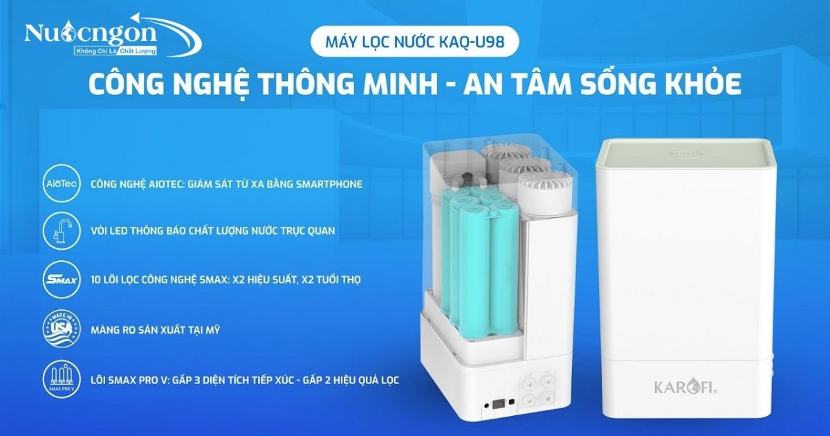 Máy lọc nước Karofi U98