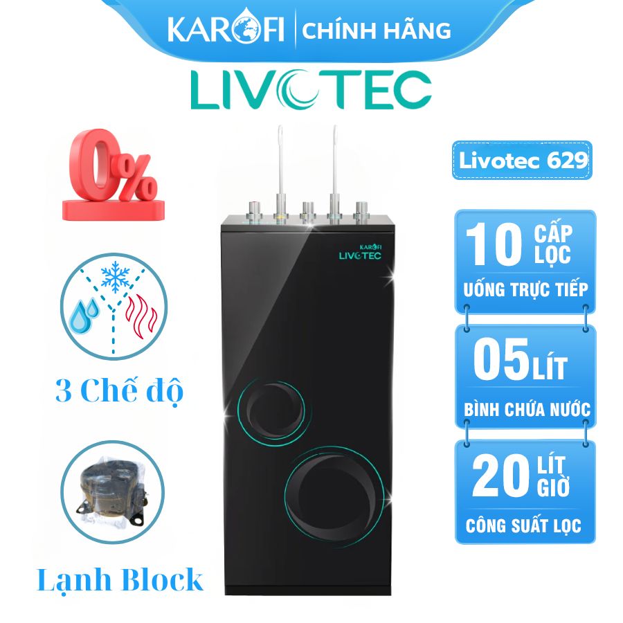 May loc nuoc karofi Livotec nong lanh nguoi 629