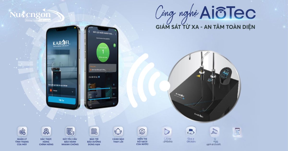 Hydro-ion kiềm Kae-S86 công nghệ Aiotec thông minh