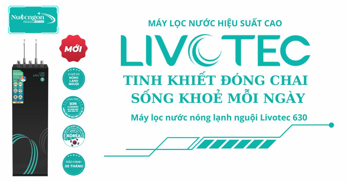 Máy lọc nước nóng lạnh nguội Karofi Livotec 630