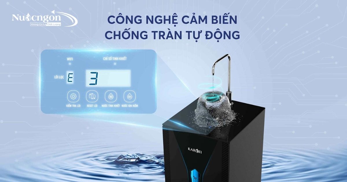 Cảm ứng chống tràn trên KAE S68