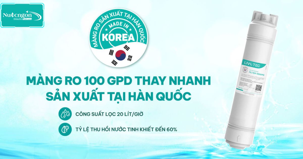 Màng lọc rò Hàn Quốc 100 GDP nối nhanh