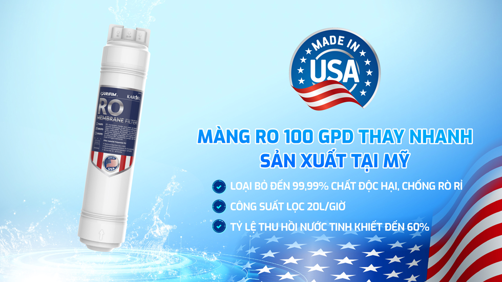 Màng RO 100 Purifilm Mỹ