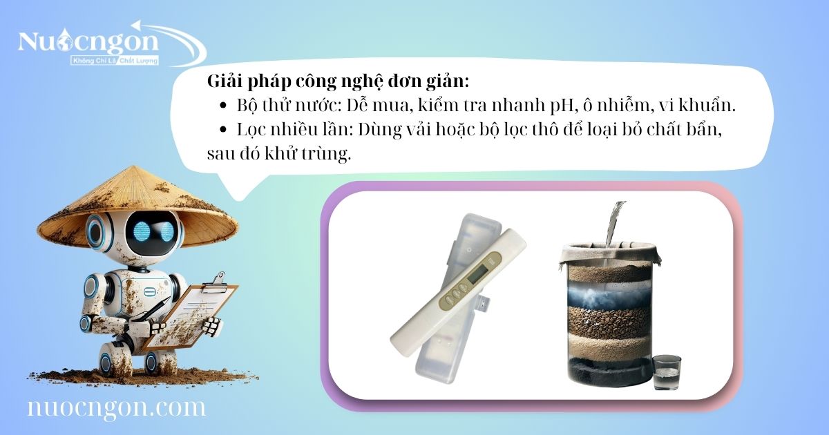 Giải Pháp Phục Hồi Nguồn Nước Sau Lũ