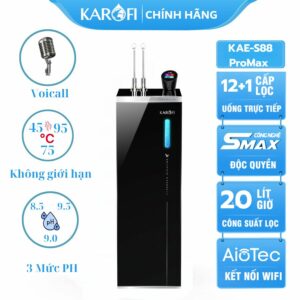 Karofi KAE-S88 Promax máy lọc nước nóng lạnh nguội hydro-ion kiềm