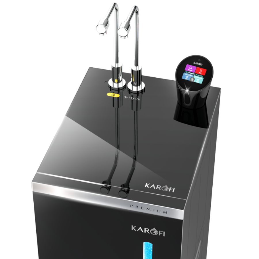 Karofi KAE S88 Pro máy lọc nước nóng lạnh nguội hydro-ion kiềm mặt kính