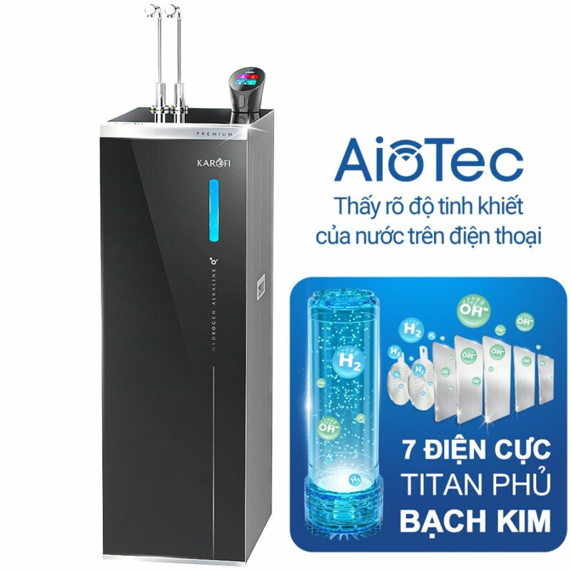 Karofi KAE S88 Pro máy lọc nước nóng lạnh nguội hydro-ion toàn thân