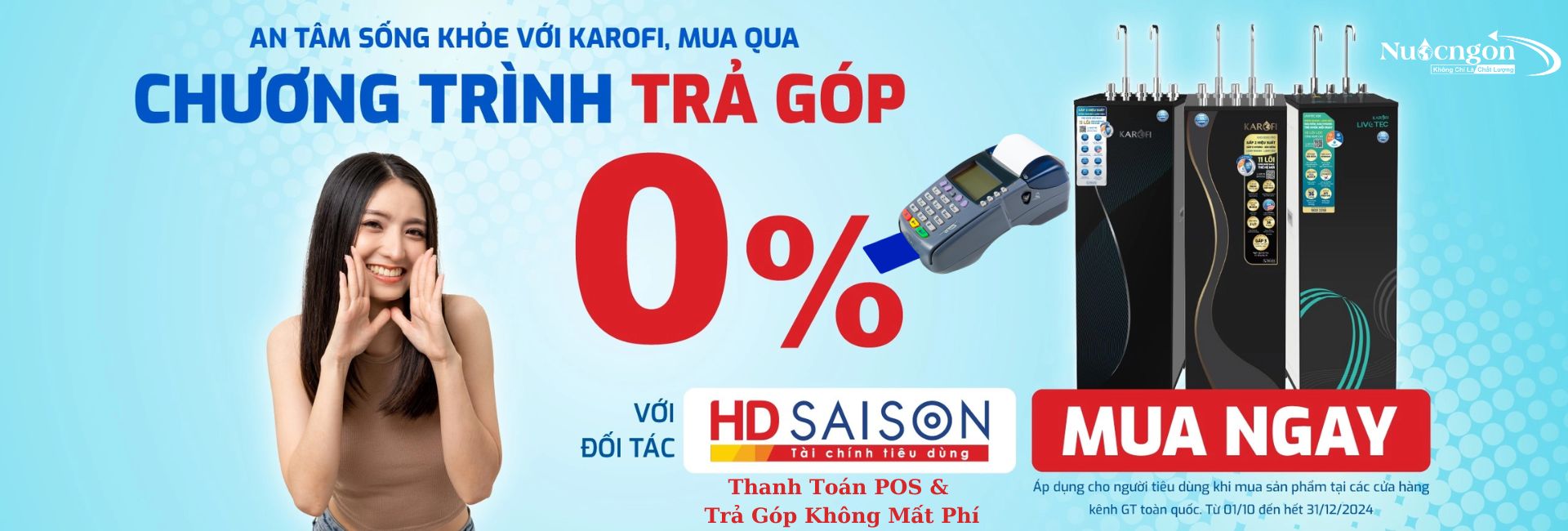 Trang chủ - máy lọc nước karofi trả góp