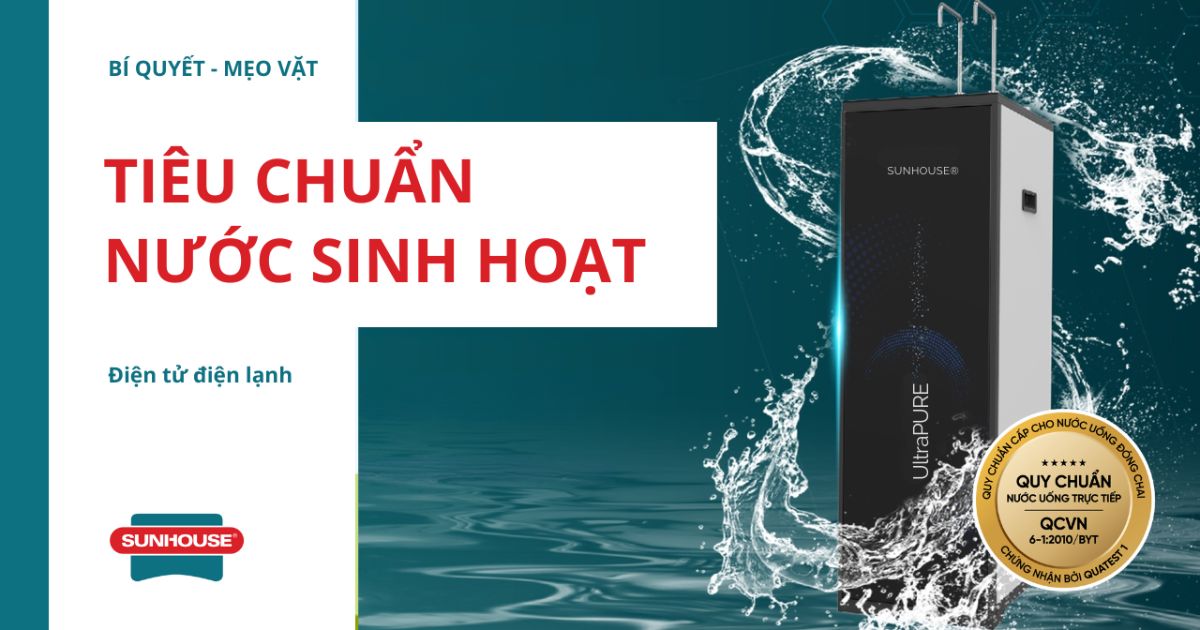 Đạt chuẩn nước uống đóng chai