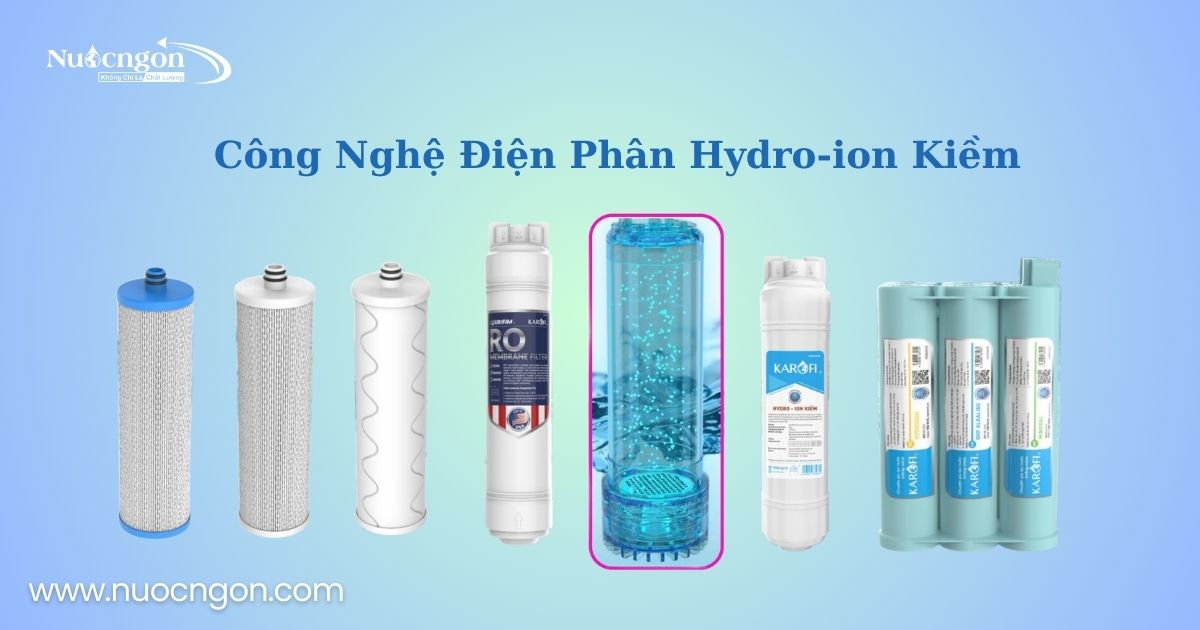 Công nghệ điện phân Hydro-ion Kiềm KAE S88 PROMAX