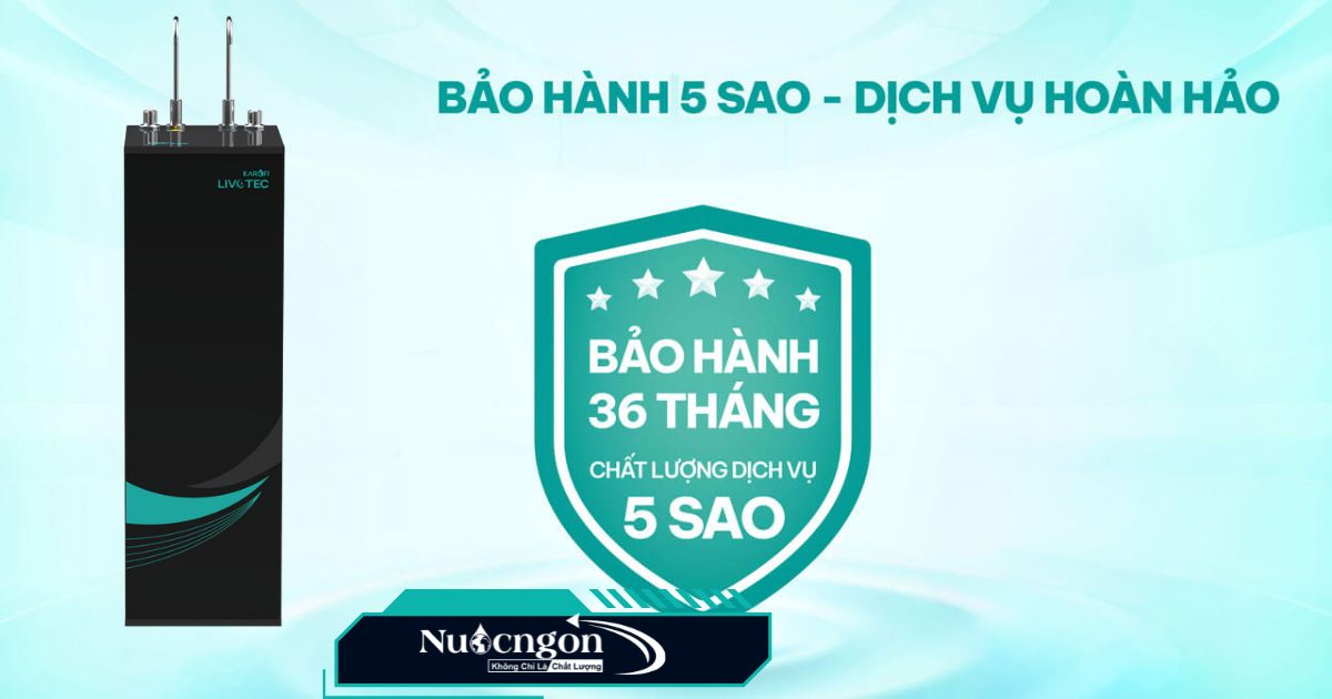 Bao hanh may loc nuoc Karofi Livotec 615 bao hanh 5 nam