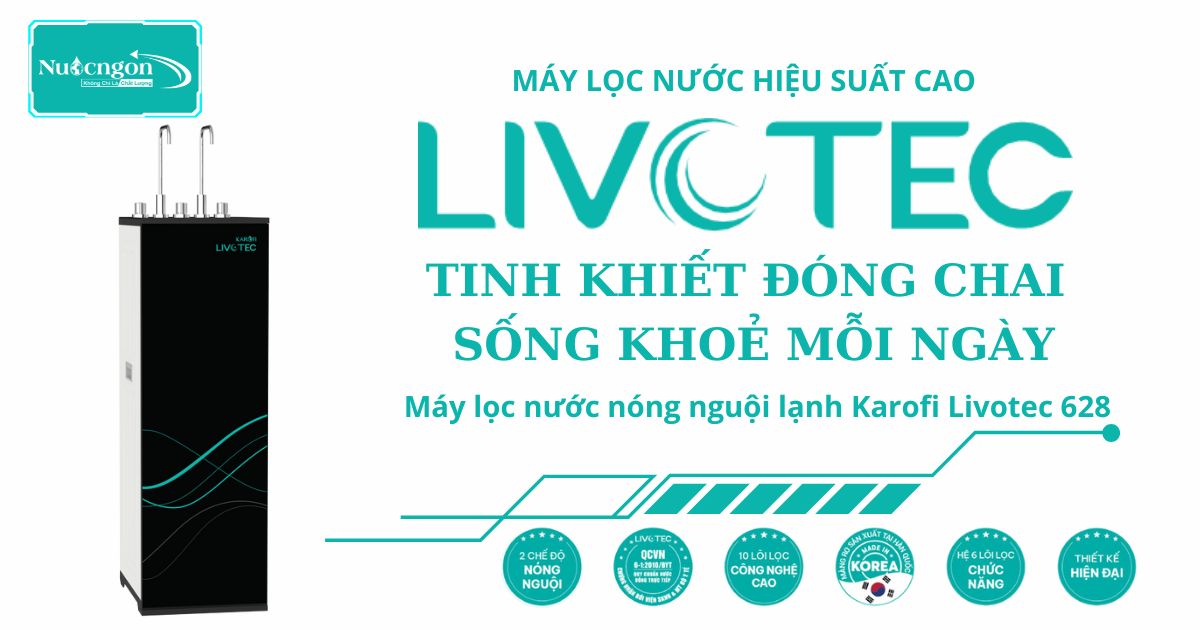 May loc nuoc nong nguoi Karofi Livotec 628