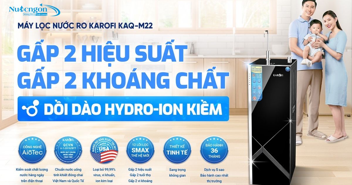 Máy lọc nước Ro Karofi KAQ-M22