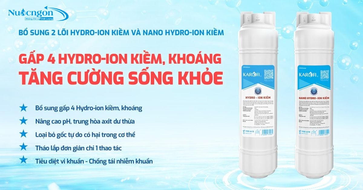 Gấp 4 lần hydro-ion kiềm