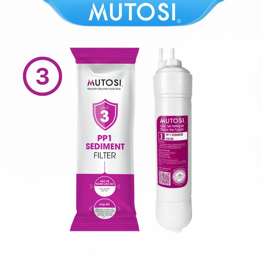 Lõi số 3 đúc PP1 micron Mutosi chính hãng