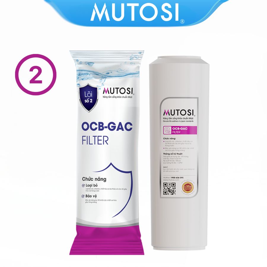 Lõi lọc số 2-OCB-GAC chính hãng Mutosi