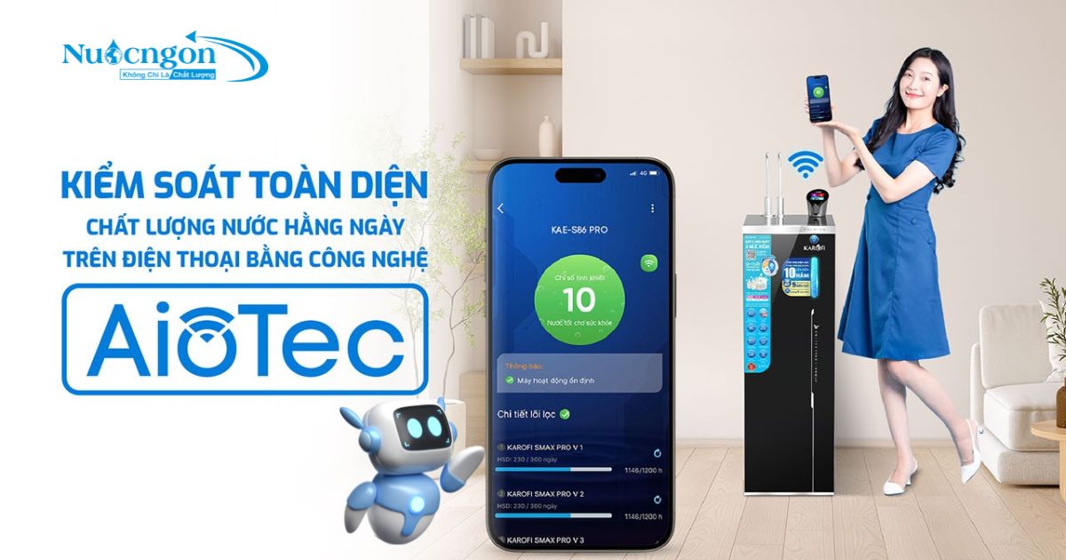 Công nghệ Aiotec thông minh Karofi KAE-S86 Pro