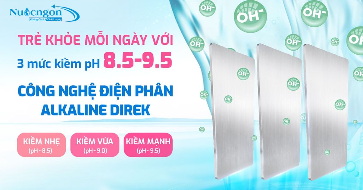 Công nghệ điện phân Alkaline Direk KAE-S86 Pro