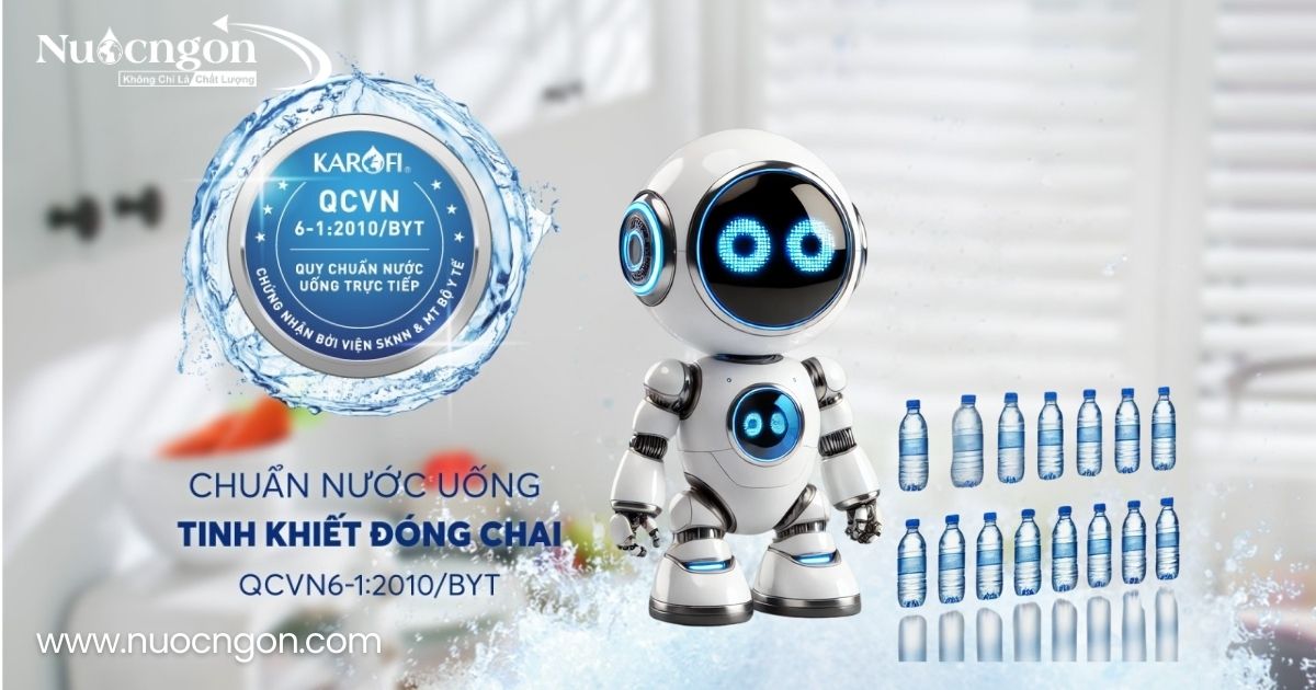 Đạt chất lượng nước uống trực tiếp 