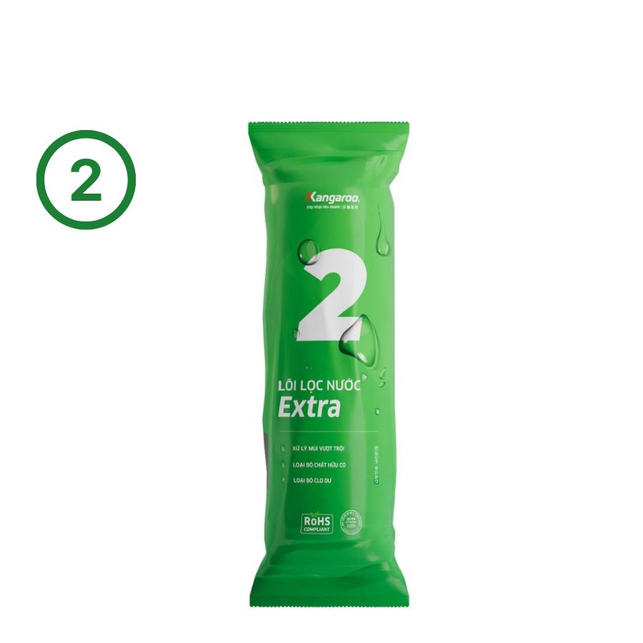 Lõi lọc nước số 2 Kangaroo Extra Không lo go