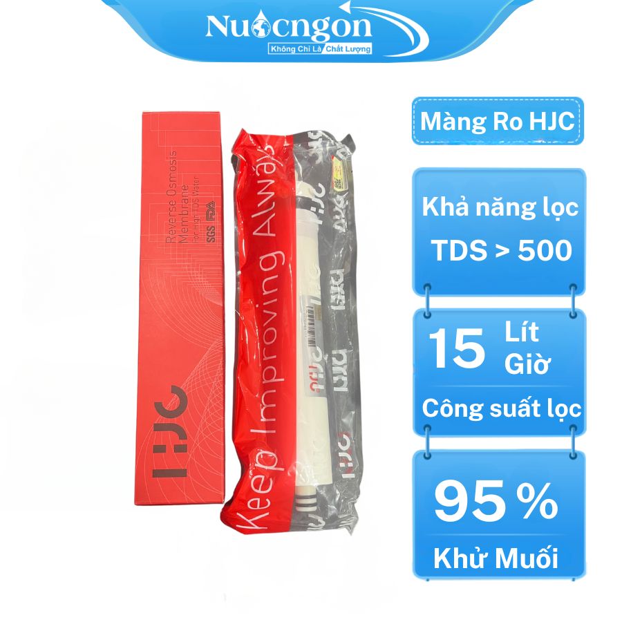 Màng ro HJC 80GDP chuyên xử lý nước TDS cao trên 500, khử nước muối 95% - 98%